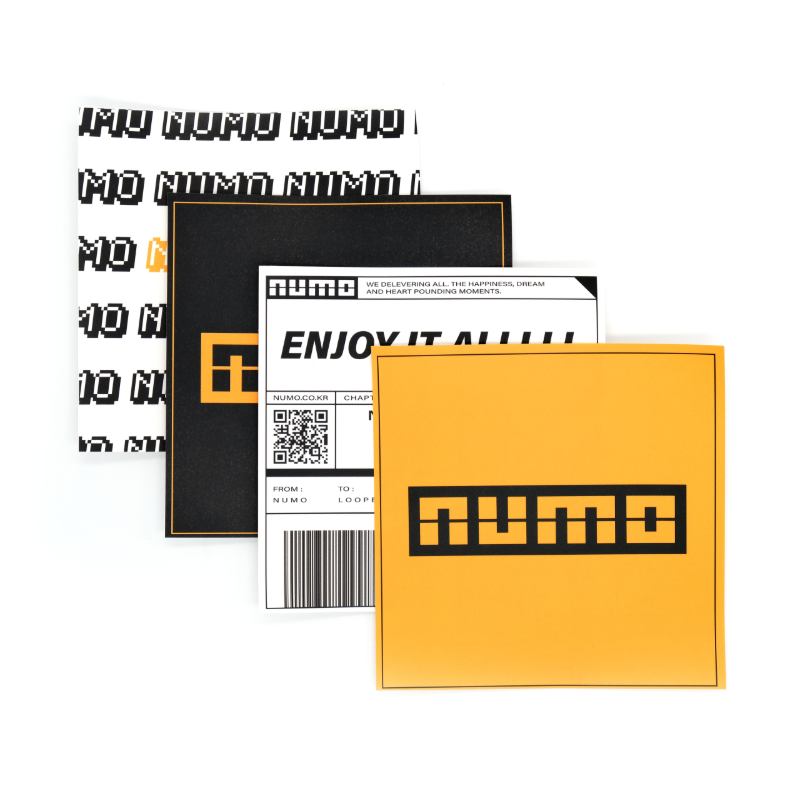 NUMO.Logo Sticker Type A-D