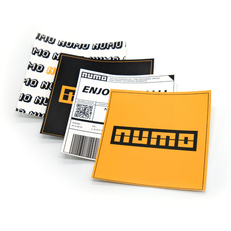 NUMO.Logo Sticker 4P Set